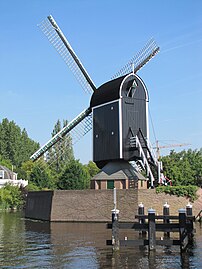 Moulin "De Put" à Leyde.