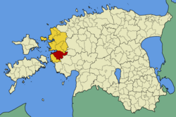 Lihula Parish within Lääne County.