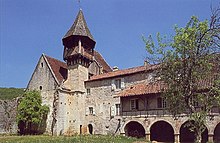 Ang Abbey sa Espagnac-Sainte-Eulatie