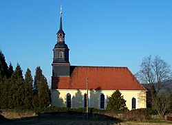 Kostel v obci Großnaundorf