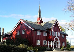 Gamla kommunhuset i Jessheim.