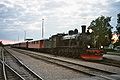 Steam locomotive on Inlandsbanan