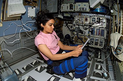 Munka a Columbia fedélzetén (Kalpana Chawla)