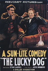 Promotional poster for The Lucky Dog, 1921