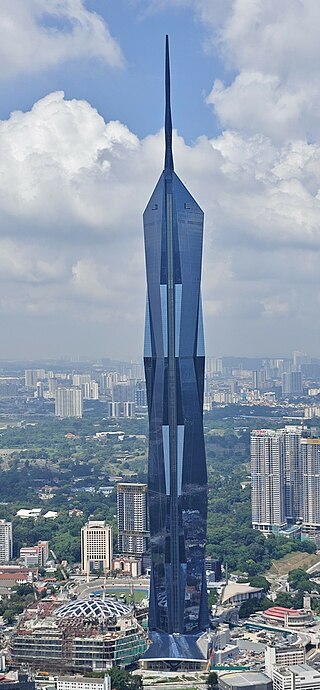 <span class="mw-page-title-main">Merdeka 118</span> Megatall skyscraper in Kuala Lumpur, Malaysia