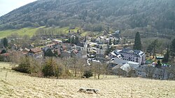 Skyline of Monnetier-Mornex