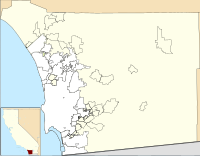 Cedar Fire is located in San Diego County, California