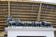 Sculpture over the main entrance