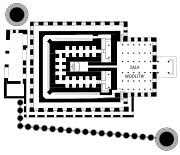 Layout of the temple