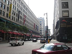 Outside of the Shops of Grand Avenue on Wisconsin Avenue