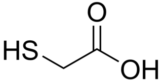 <span class="mw-page-title-main">Thioglycolic acid</span> Chemical compound