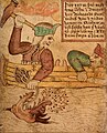 Thor goes fishing for the Midgard Serpent in this picture from an 18th-century Icelandic manuscript