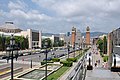 Català: Torres d'accés al recinte de l'Exposició de 1929 (Barcelona), conegudes com les Torres venecianes, obra historicista de Ramon Reventós i Farrerons (1927-29 English: Torres venecianes, two towers at Plaça Espanya in Barcelona, Spain. Español: Torres venecianas This is a photo of a building listed in the Catalan heritage register as Bé Cultural d'Interès Local (BCIL) under the reference 08019/1758.