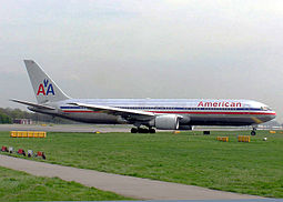 American Airlinesin Boeing 767-300 -matkustajakone.