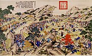 Qing defeat the Khoja at Arcul after they had retreated following the battle of Qos-Qulaq, 1759