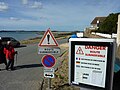 Carantec : la chaussée submersible menant à l'île Callot 1.