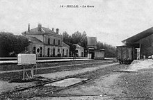 intérieur de la gare vers 1900