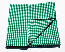 Gingham cloth with green and white checks Greengingham.jpg