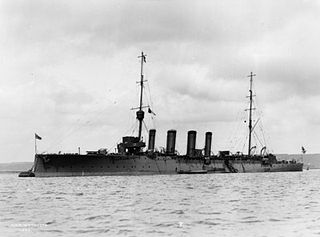 HMS <i>Weymouth</i> (1910) Early 20th-century light cruiser of the British Royal Navy