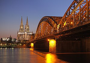 60 Hohenzollernbrücke Köln uploaded by Der Wolf im Wald, nominated by Der Wolf im Wald Vote for this image