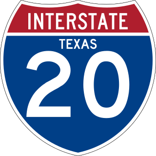 <span class="mw-page-title-main">Interstate 20 in Texas</span> Section of Interstate Highway in Texas