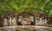 Kungsträdgården, Stockholm: Unterirdischer Garten in Anspielung an den früheren Schlossgarten