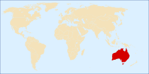 Location on the world map