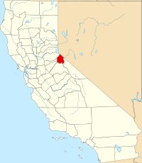 Location in the state of California