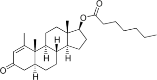 Metenolone enanthate chemical compound