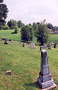 Midland Trail - Graveyard View in Westlake Cemetery - NARA - 7720400.jpg