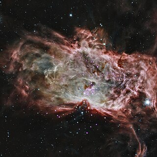 <span class="mw-page-title-main">Flame Nebula</span> Emission nebula in the constellation Orion