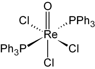 <span class="mw-page-title-main">Oxotrichlorobis(triphenylphosphine)rhenium(V)</span> Chemical compound