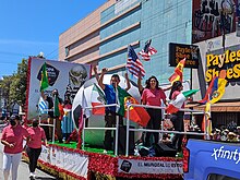 A Telemundo 48 float at Carnaval San Francisco 2022 Telemundo 48 (52109771653).jpg