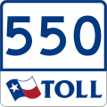 File:Toll Texas 550.svg