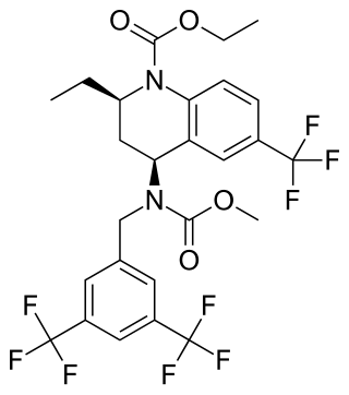 <span class="mw-page-title-main">Torcetrapib</span> Chemical compound