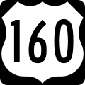 File:US 160 square.svg