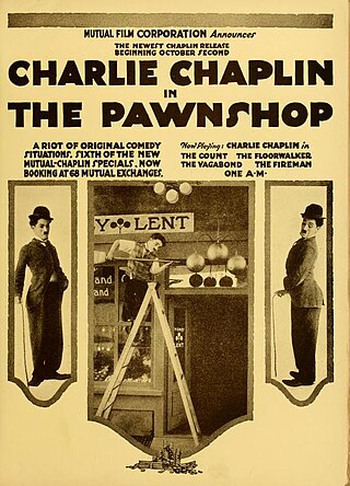 <i>The Pawnshop</i> 1916 film by Charlie Chaplin