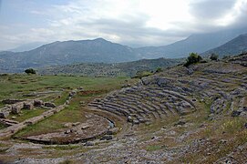 Antikes Theater in Egira