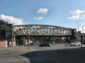 Braunstone Gate Bridge – the west side on 8 October 2008