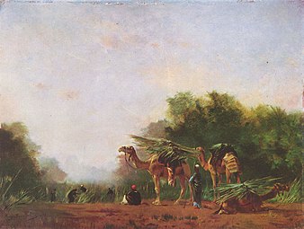 Arabes (1871), musée des Beaux-Arts de Budapest.