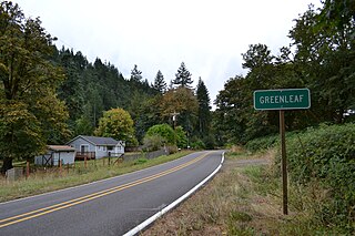 Greenleaf, Oregon Unincorporated community in Oregon, United States