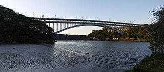 Henry Hudson Bridge Bridge between Manhattan and the Bronx, New York