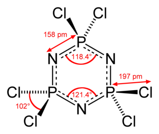 <span class="mw-page-title-main">Hexachlorophosphazene</span> Chemical compound