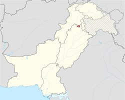 Location within Pakistan