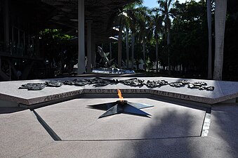 Mémorial Granma aux héros de la Révolution.