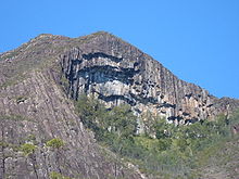 Mount Beerwah MtBeerwah Cliff.jpg