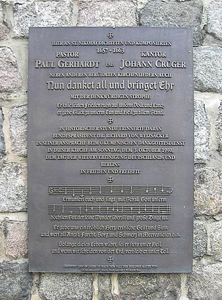 <span class="mw-page-title-main">Nun danket all und bringet Ehr</span> Christian hymn by Paul Gerhardt