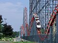 Steel Force's final airtime hills