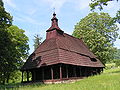 Chiesa di legno a Topoľa.