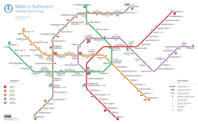 Carte topologique du métro de Vienne